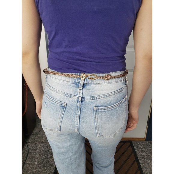 Vintage‎ 80s Braided Waist Belt - Picture 2 of 3